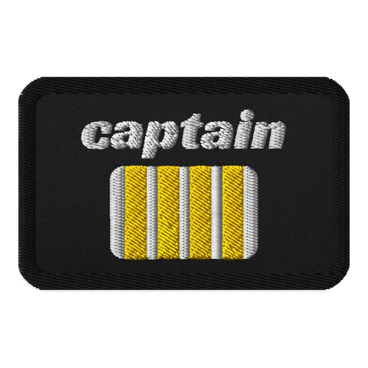 Captain (Flight Crew) - Embroidered Patch product image (1)