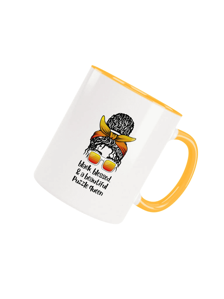 Black, Blessed, & a Beautiful Puzzle Queen Coffee Mug product image (4)