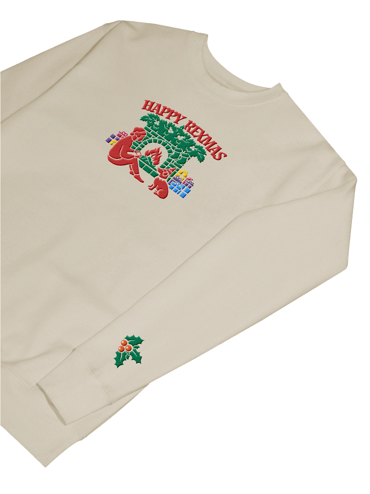 Happy ReXmas - Embroidered Christmas Jumper product image (2)