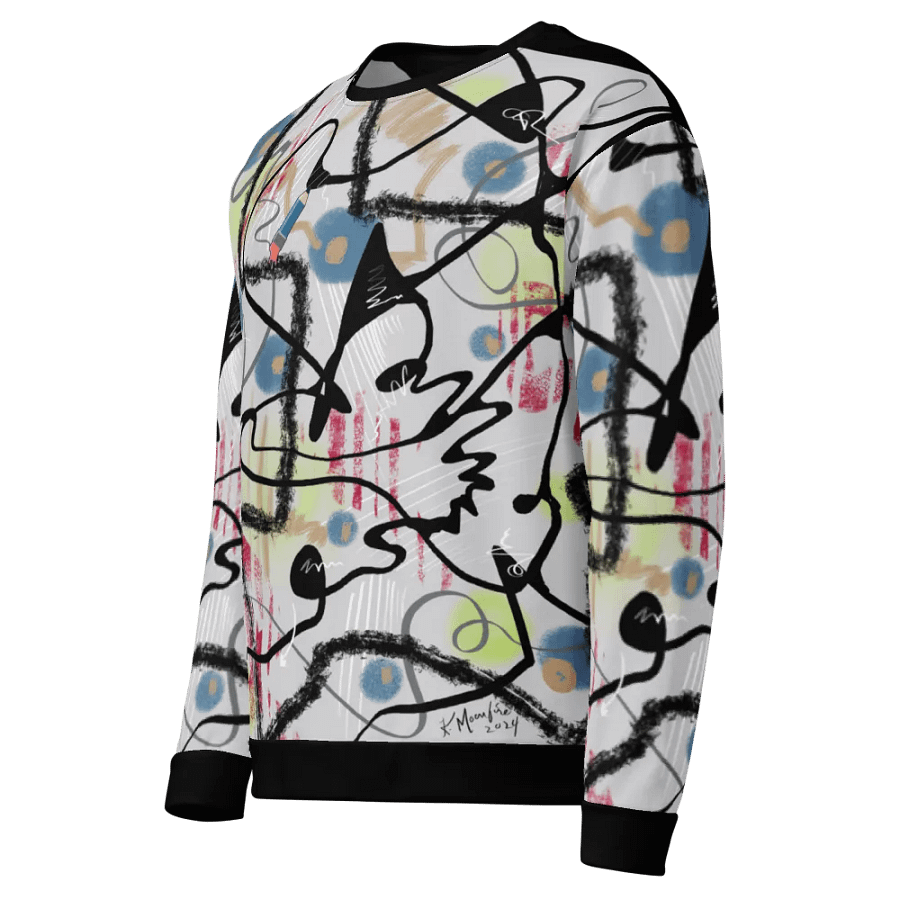 ScribbleWear #7 Unisex Art Sweatshirt/Pencil product image (3)