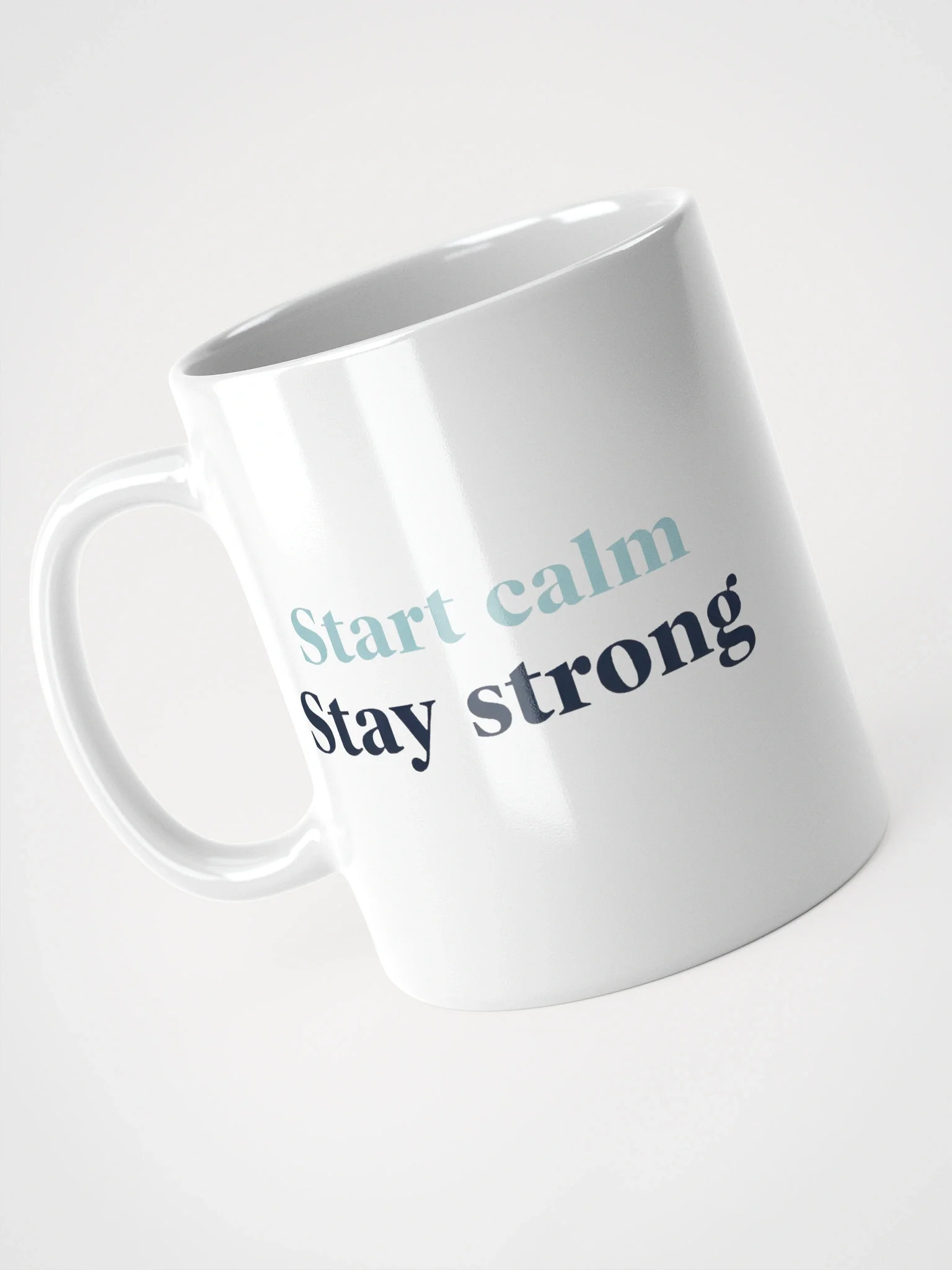 Start Calm Stay Strong Mug – Inspirational Coffee Cup for Motivation & Mental Strength product image (4)
