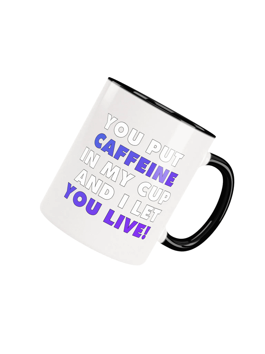 Give Caffeine Mug with Color Inside/On Handle (11oz or 15oz) product image (44)