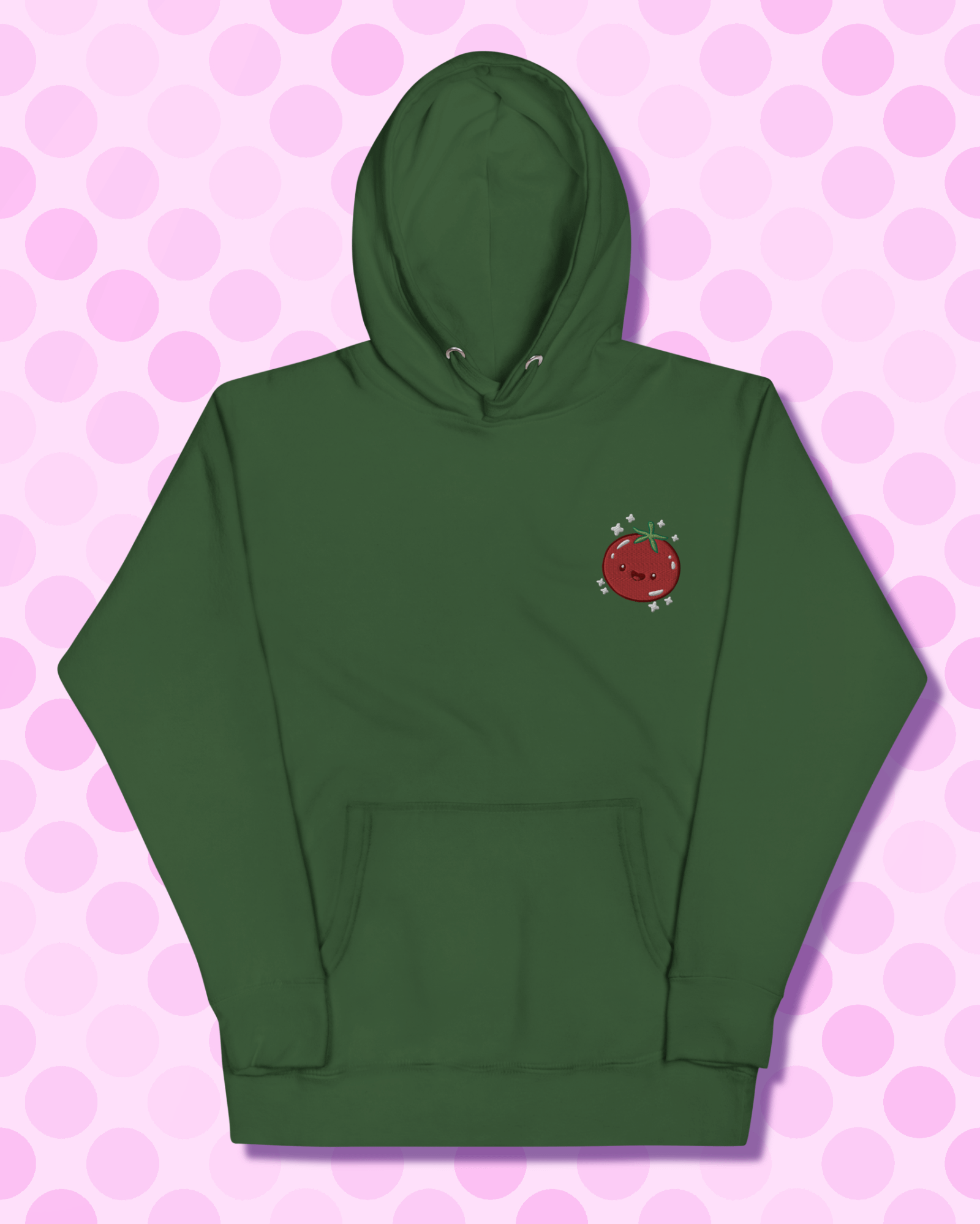 Smiling Tomato Cartoon Unisex Hoodie product image (4)