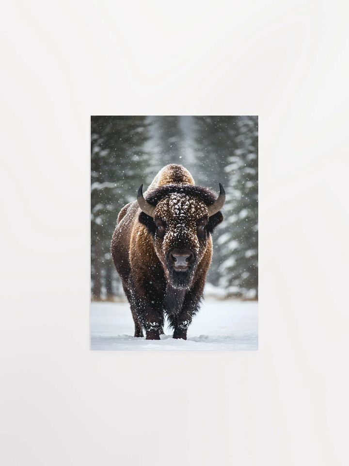 The Frosty Guardian: The Mighty Bison Poster product image (2)