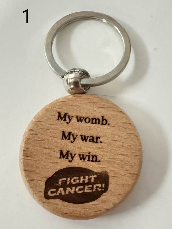 Wooden Engraved Illness Awareness Keychains | Chronic Pain, Cancer, & More  (3) product image (1)