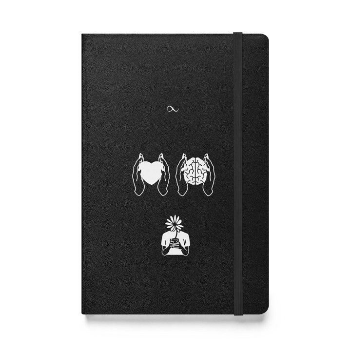 Pixelated Feline Trio Hardcover Notebook product image (1)