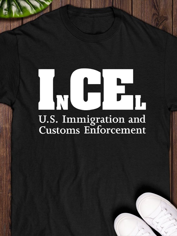InCEl U.S. Immigration and Customs Enforcement T-Shirt product image (1)