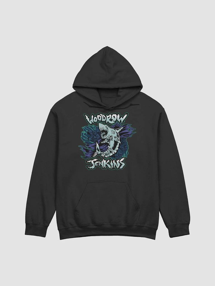 Flying Shark Blue Hoodie product image (1)