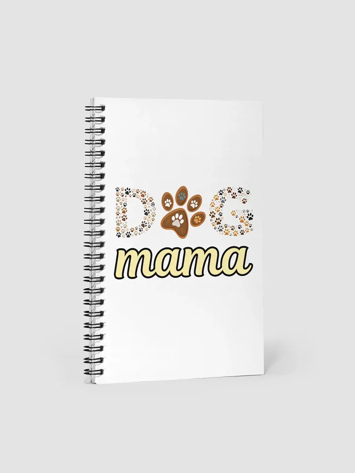 Dog Mama Paw Print Spiral Notebook product image (2)