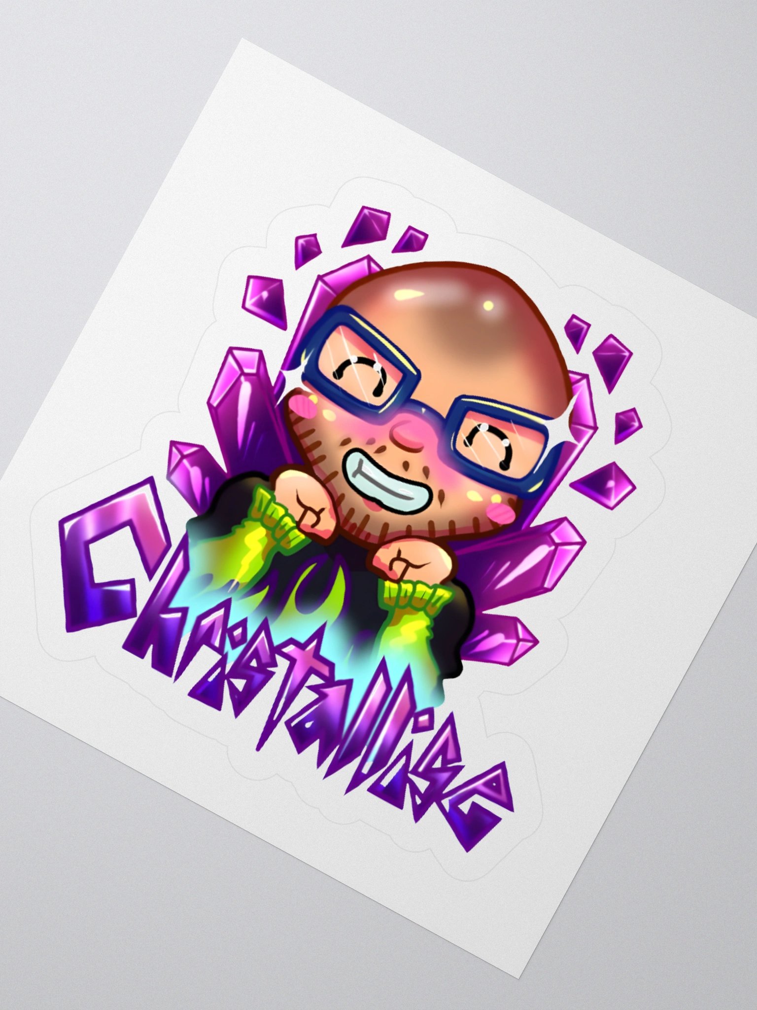 Christallise Logo Sticker product image (4)