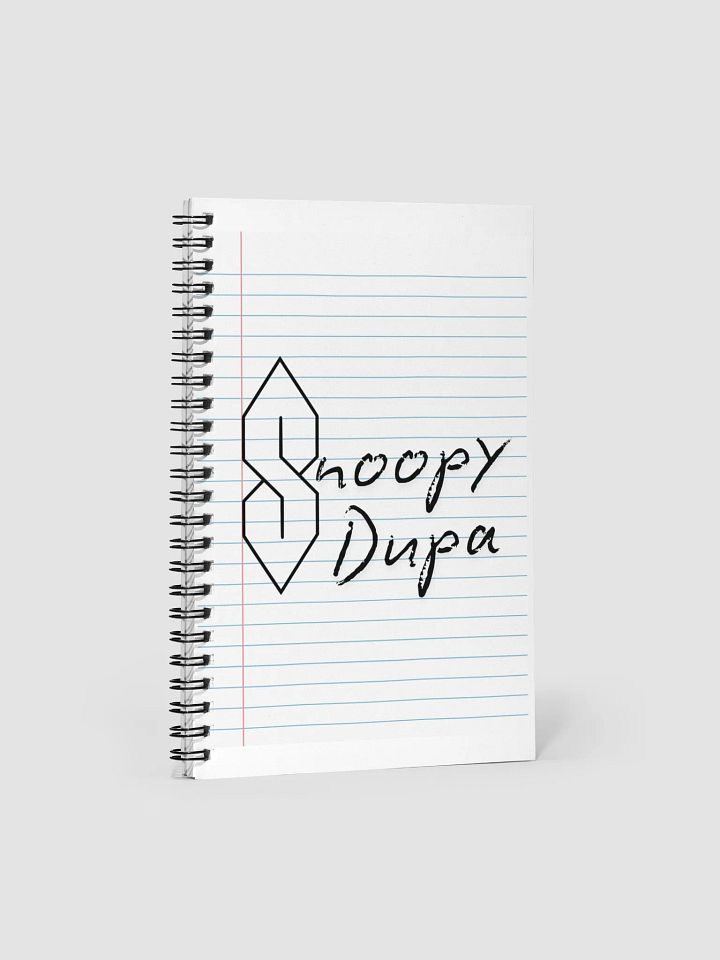 Snoopy Dupa Stussy Spiral Notebook product image (1)
