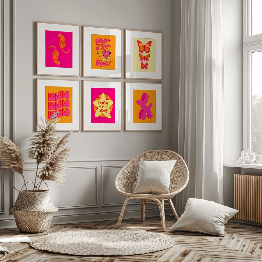 DELULU Preppy Gallery Wall Set of 6 Prints - DIGITAL product image (10)