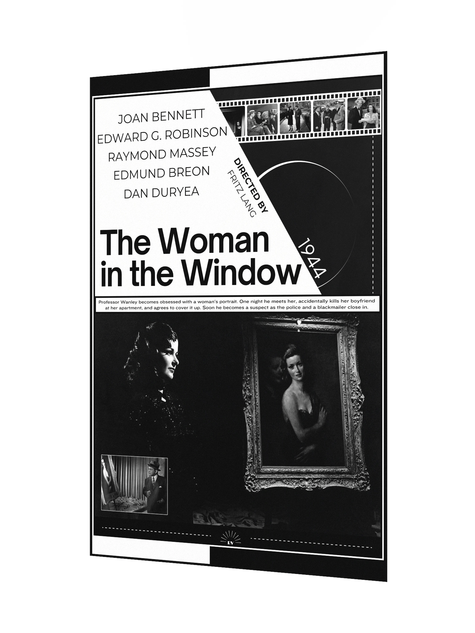 The Woman in the Window with Edward G. Robinson, Joan Bennett and Raymond Massey 1944 | Movie Poster | 12x18 Wall Art product image (3)