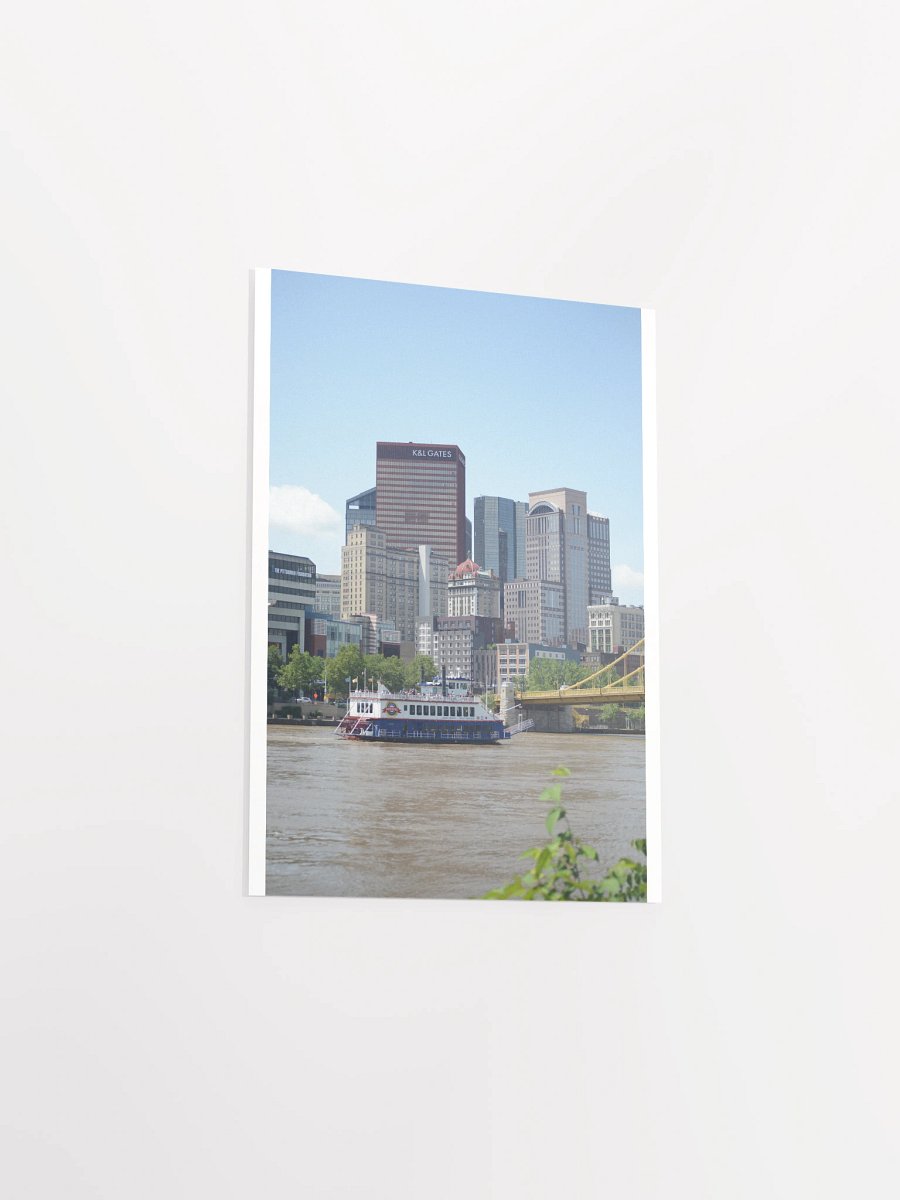 Pittsburgh - Gateway Clipper approaching Rachel Carson Bridge - print/poster product image (3)