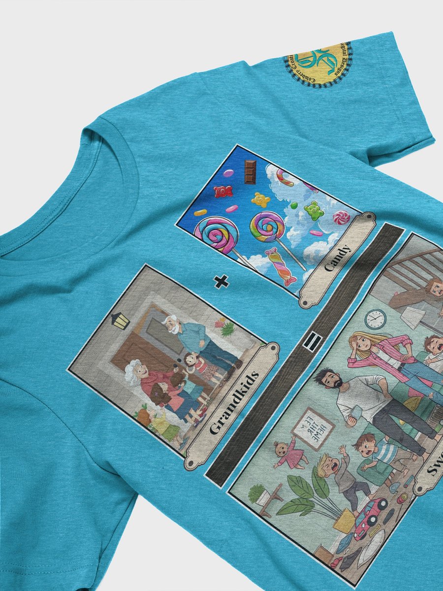 Grandkids + Candy = Sweet Revenge (Both) Bella+Canvas Supersoft T-Shirt Colors (5) product image (27)