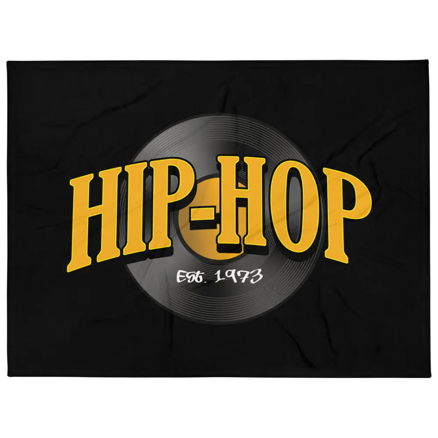 Hip-Hop 1973 - BLACK - Throw Blanket product image (1)