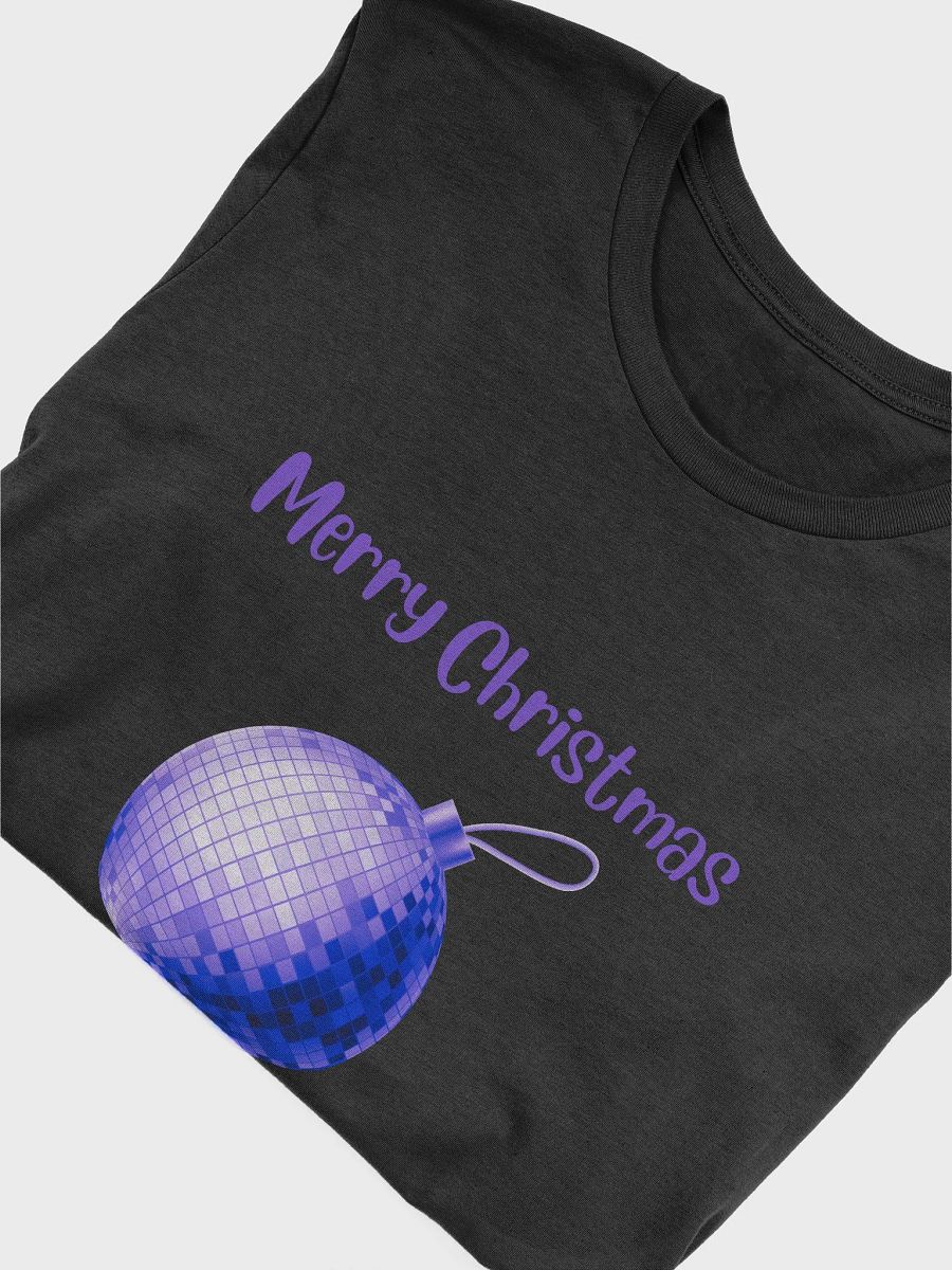 Sparkling Mirrorball Bauble Christmas T-Shirt -Purple product image (10)