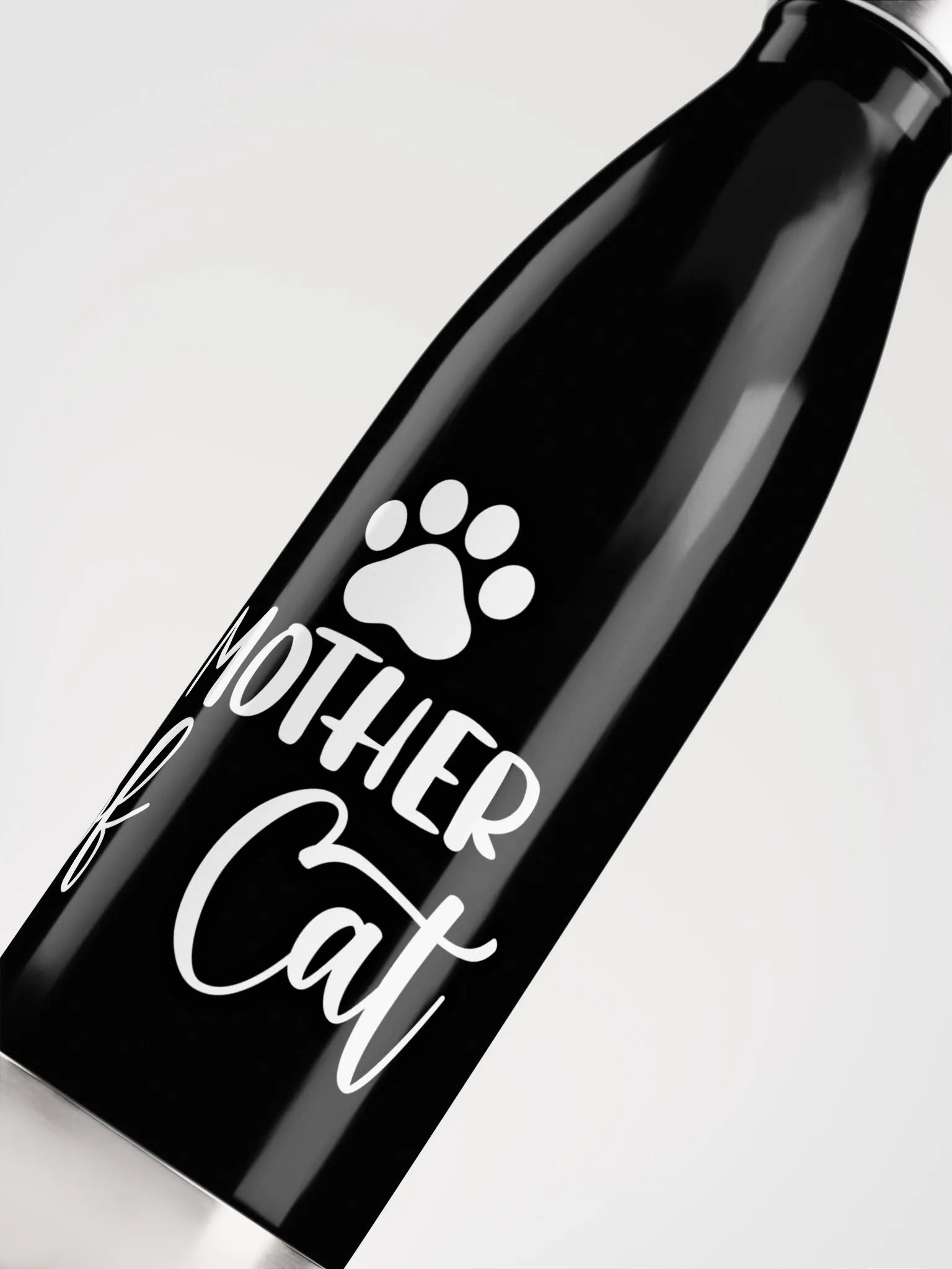 MOTHER of Cat Stainless Steel Water Bottle product image (5)