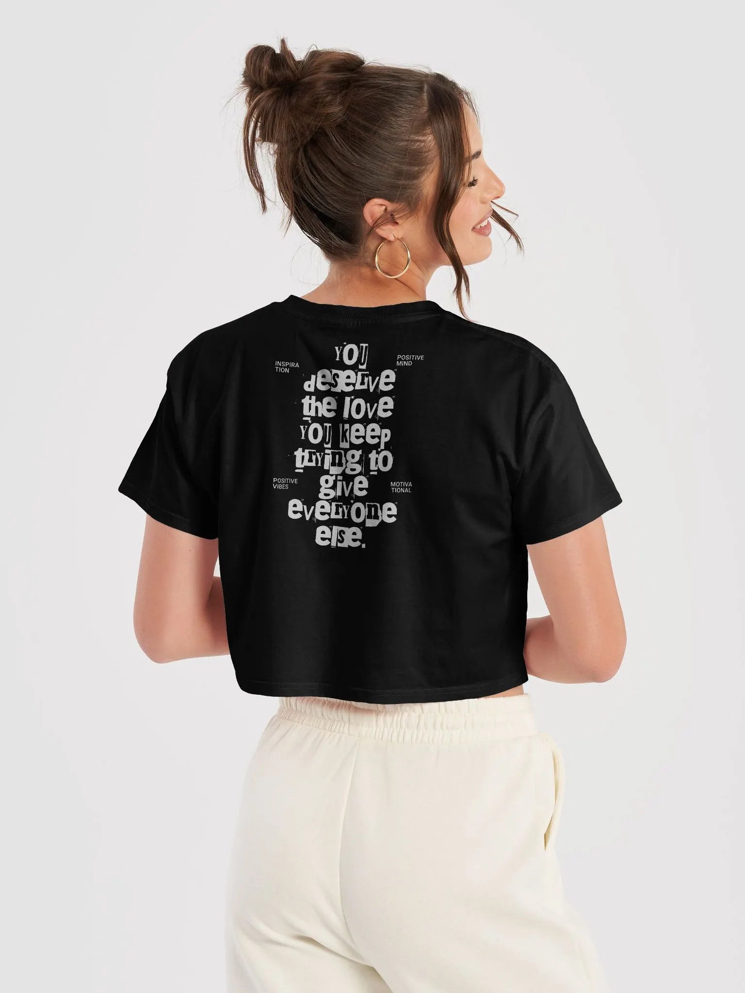 You Deserve Love Crop Tee product image (1)