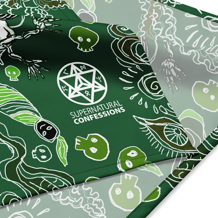 Skulls x Love Bandana Green (21