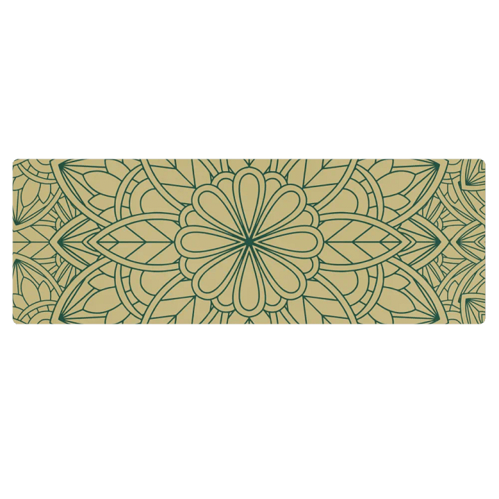 Elegant Earthy Mandala Yoga Mat product image (1)