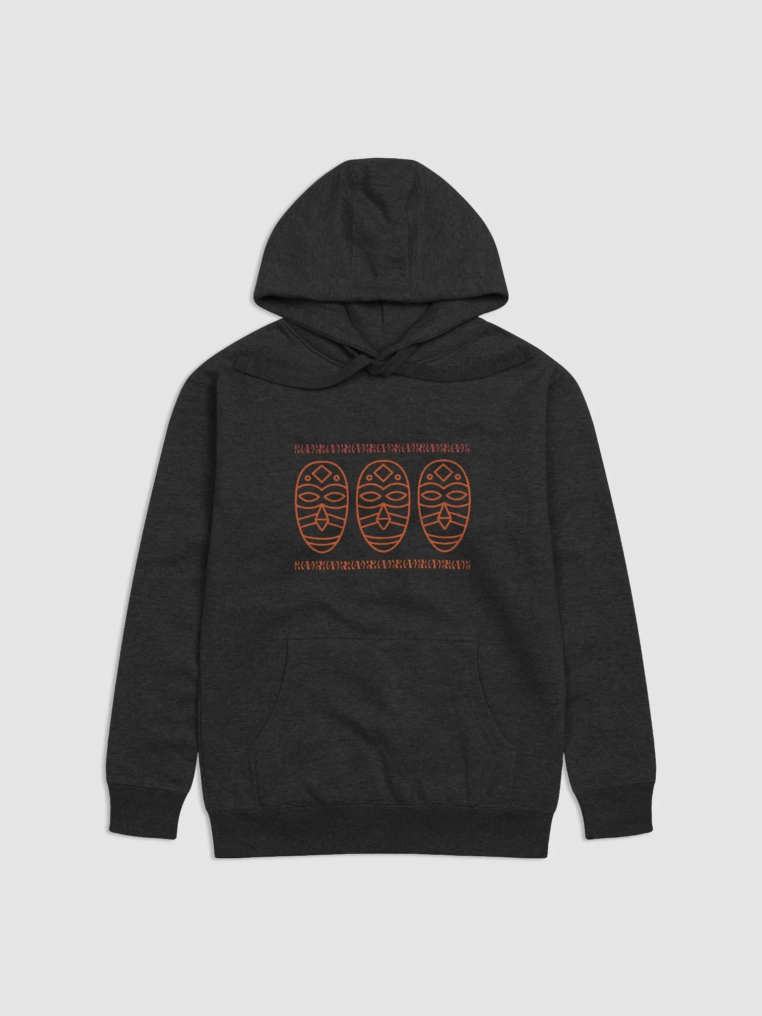 Symmetrical African Masks Unisex Hoodie product image (4)