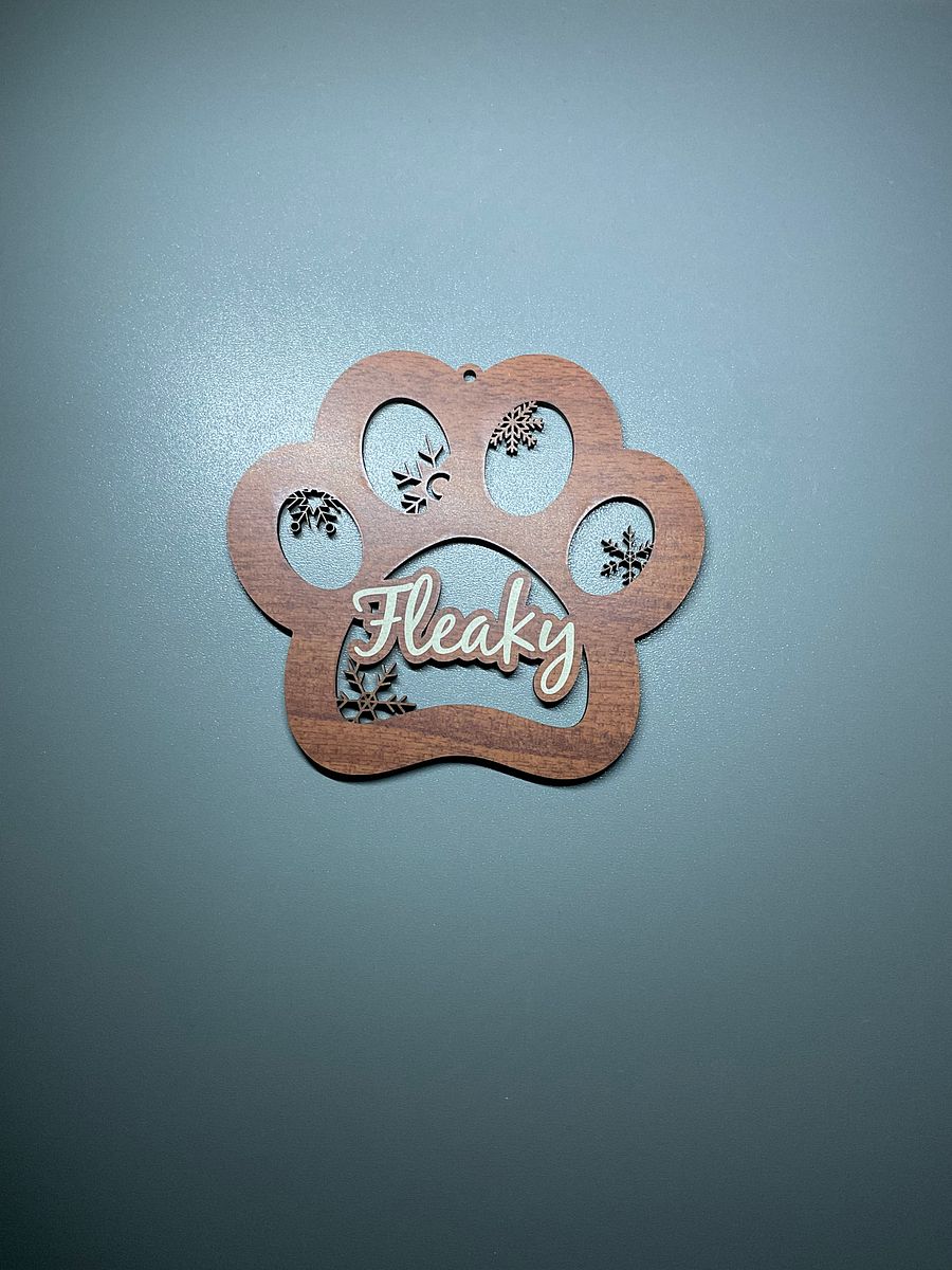 Personalized Christmas Pawprints product image (2)