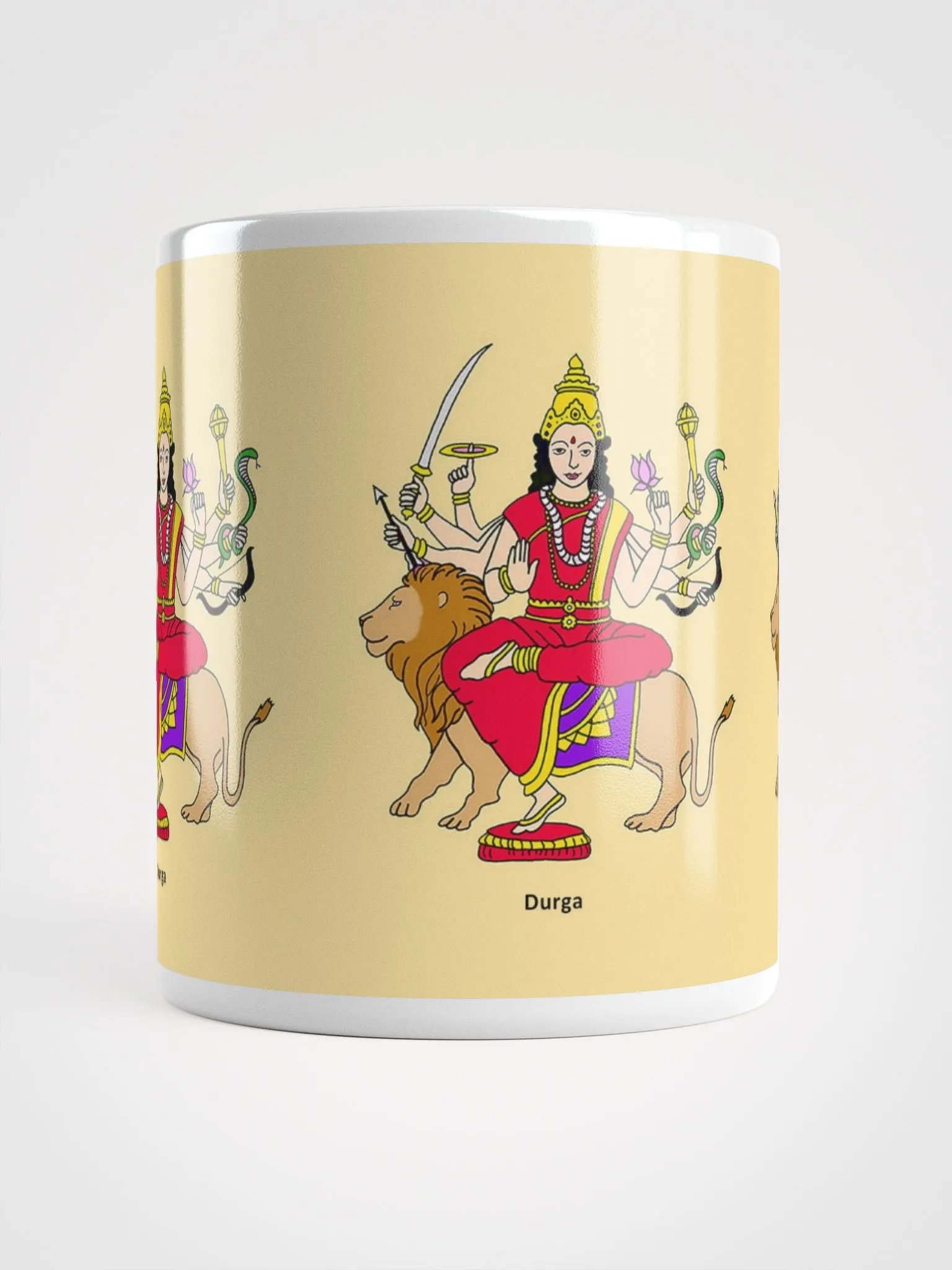 Goddess Durga Mug (Golden) product image (5)