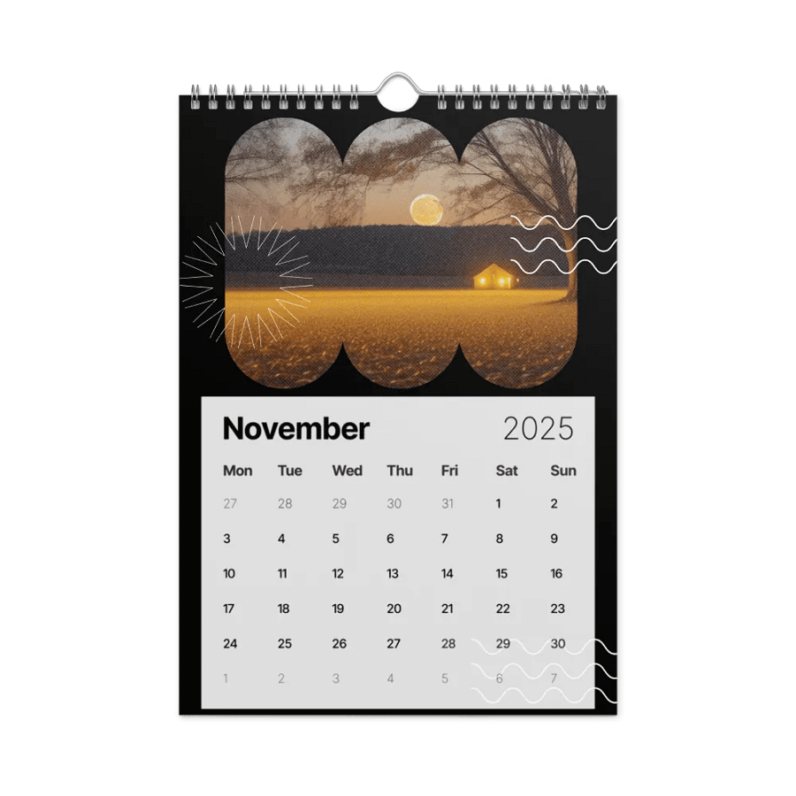 SEASONAL NATURE WALL CALENDAR 2025 product image (11)