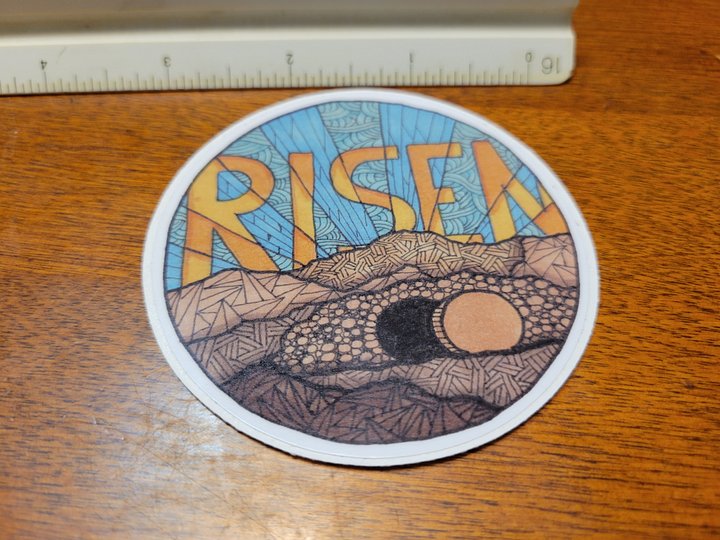 "Risen" Sticker product image (2)