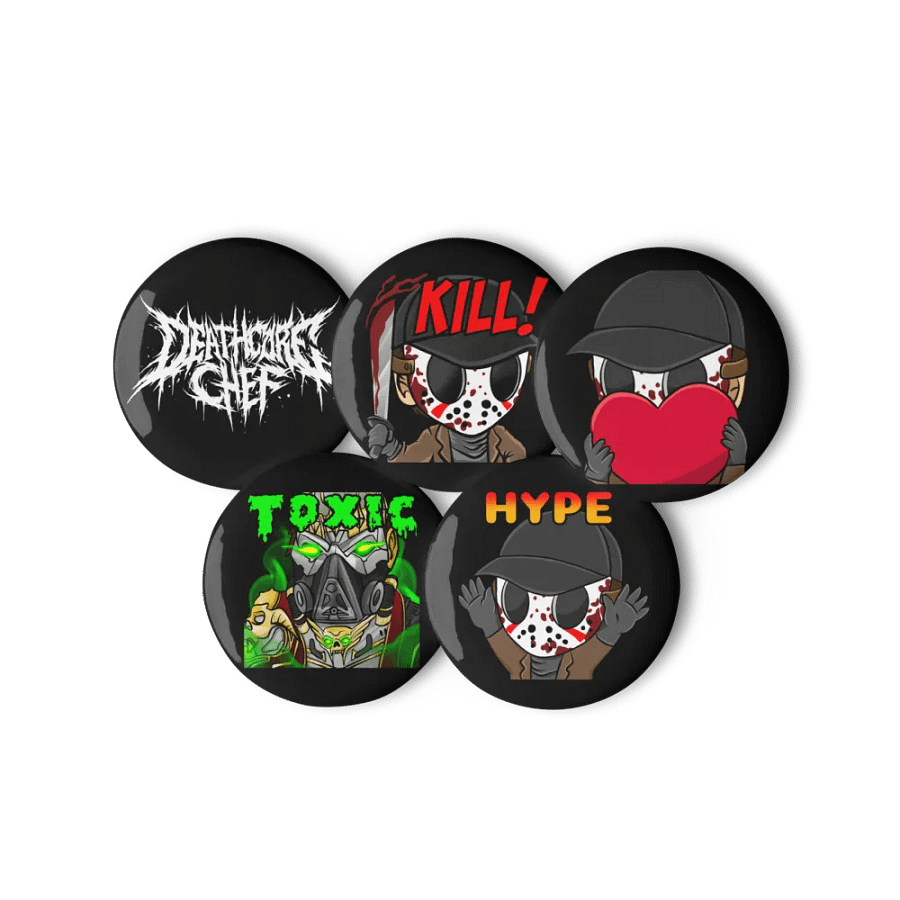 Deathocore Chef Button Set product image (6)