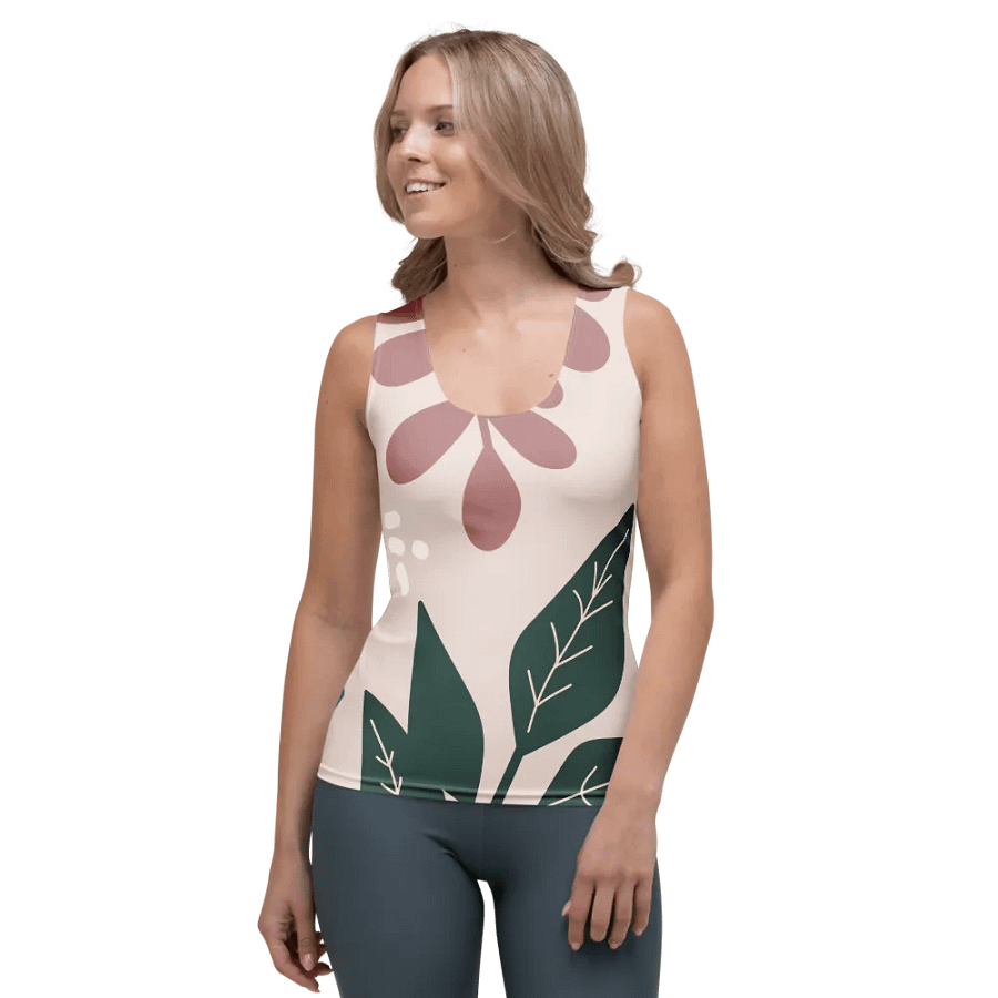 Botanical Bliss All-Over Tank Top product image (1)