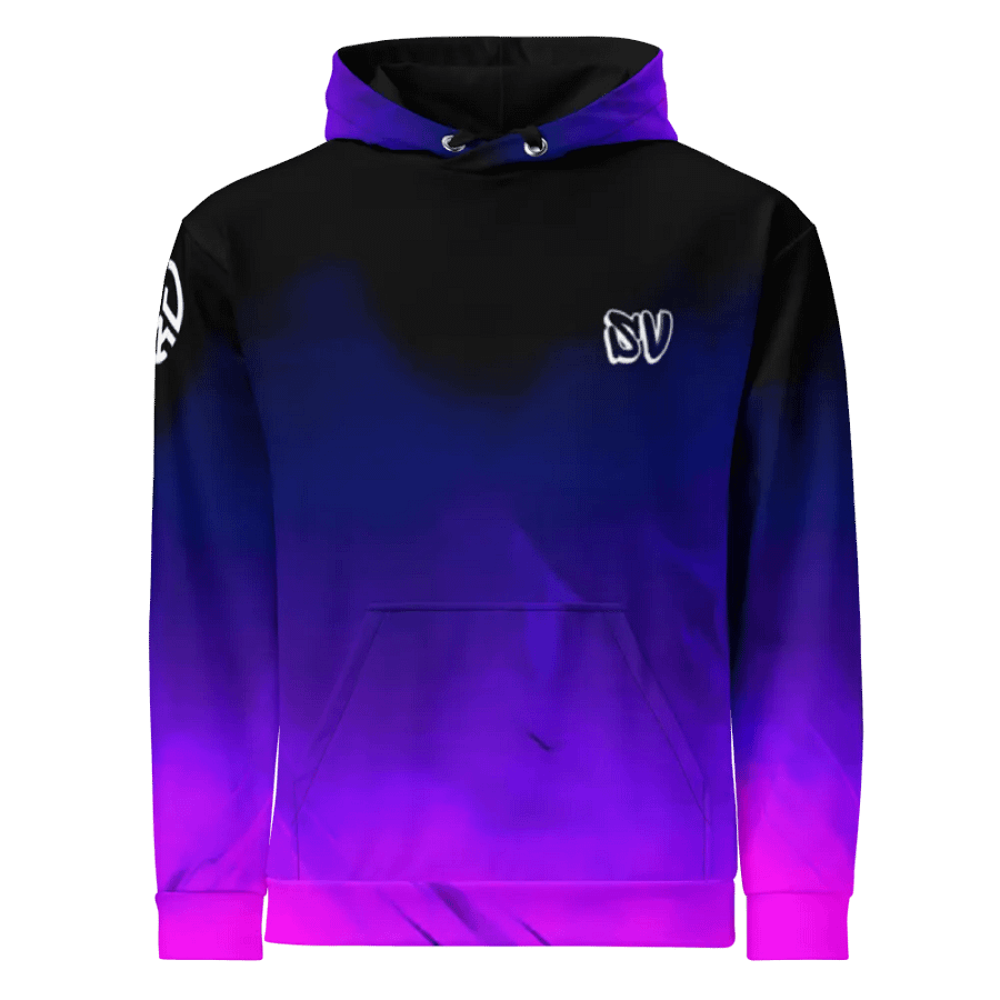 STRAIGHT VIBIN TROLLDAMORT TOJI WORM JJK NEON COLOR FADE HOODIE product image (1)