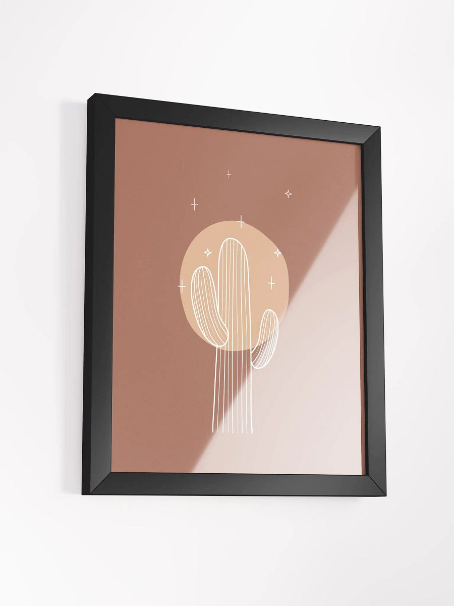 Celestial Cactus Framed Matte Poster product image (47)