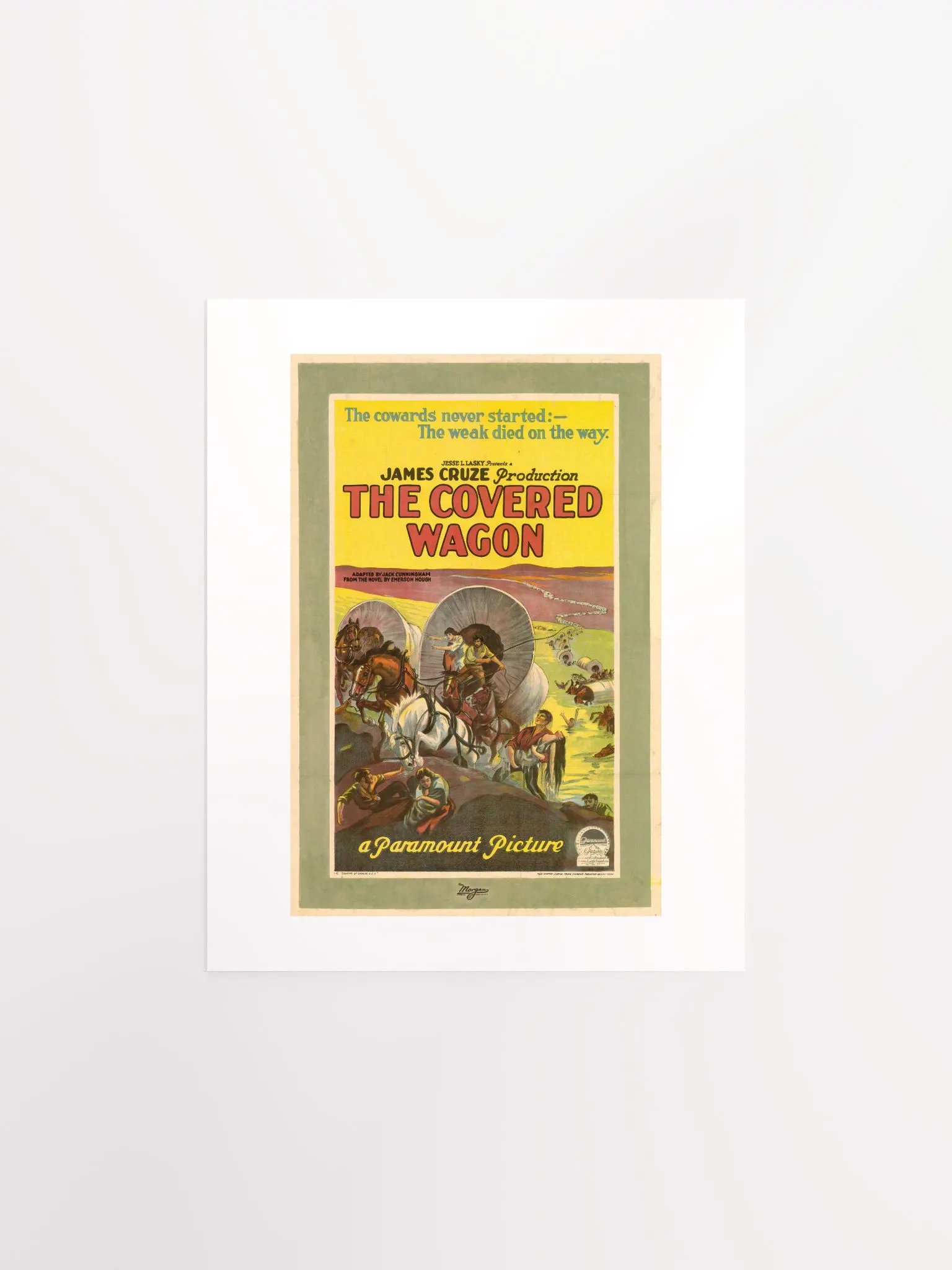 The Covered Wagon (1923) Poster #2 - Print product image (1)