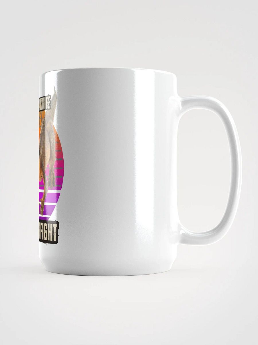 Iguanodon Fight - Don't Bring a Knife Dinosaur Mug product image (1)