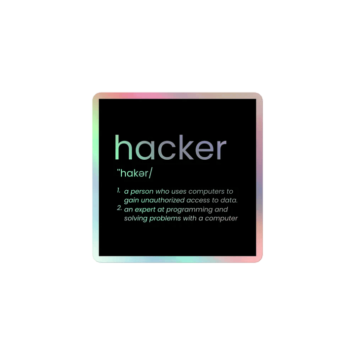 Hackers Sticker product image (1)