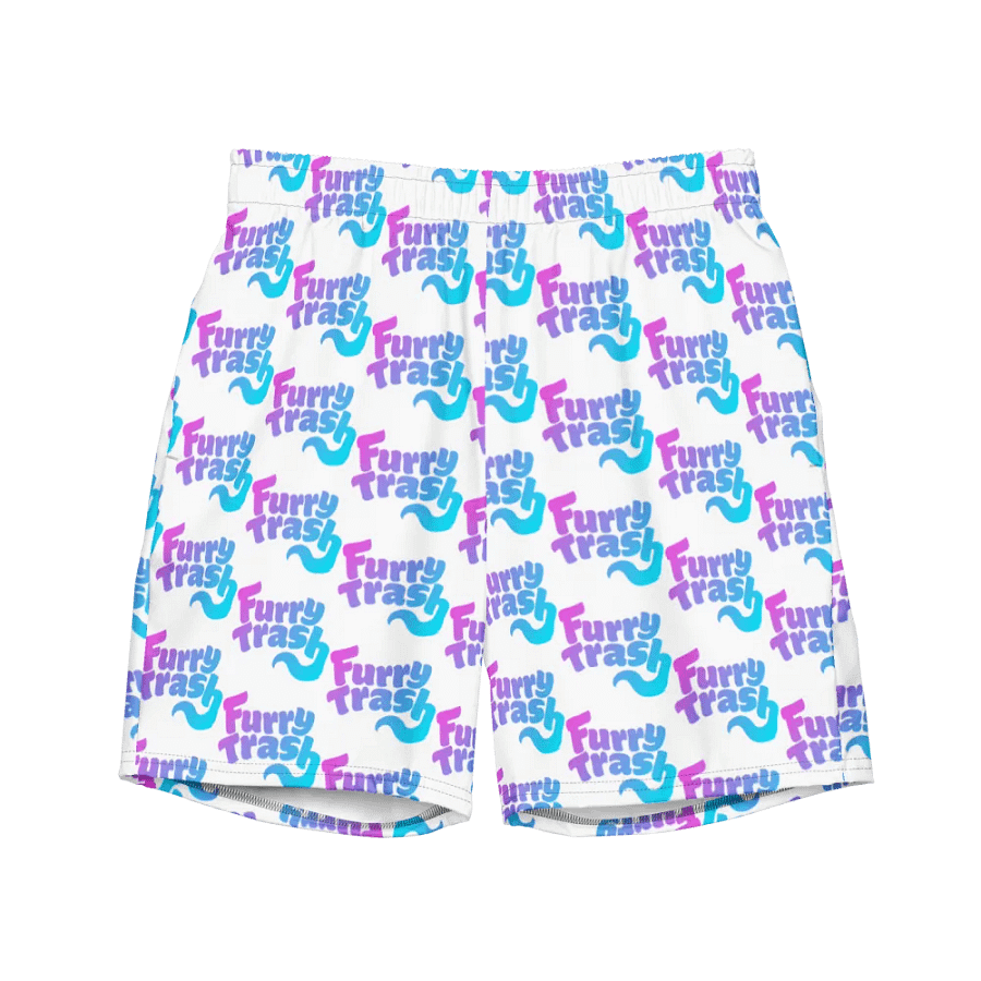 Patterned Swimtrunks - White product image (6)