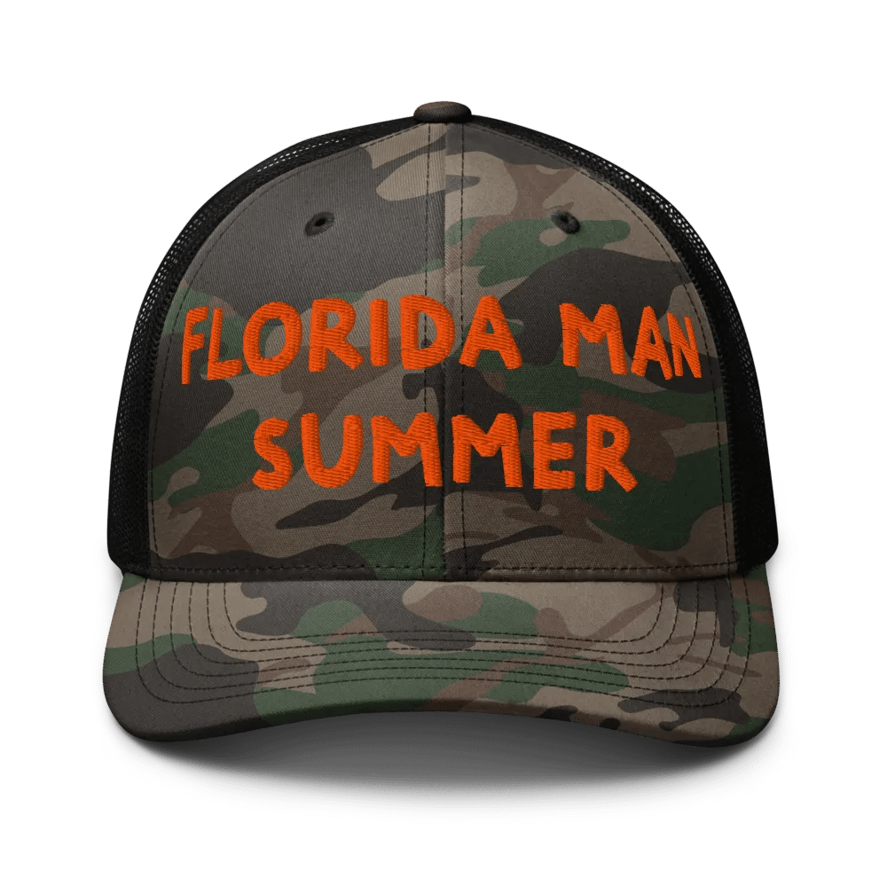 Florida Man Summer Trucker Hat product image (1)