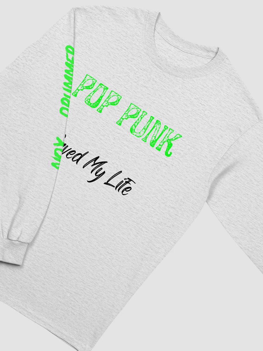 Pop Punk Saved My Life Long Sleeve (Black) product image (3)