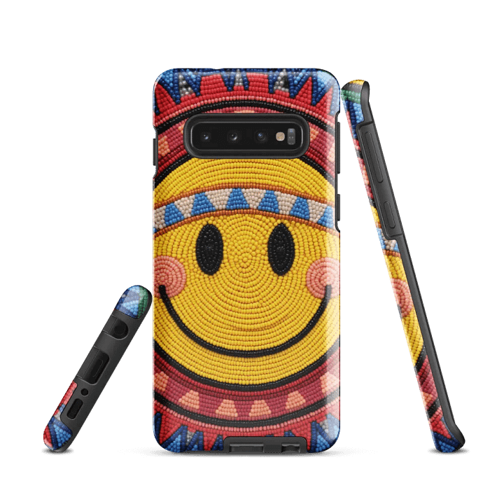 Smiley Face Faux-beaded Tough Case product image (1)