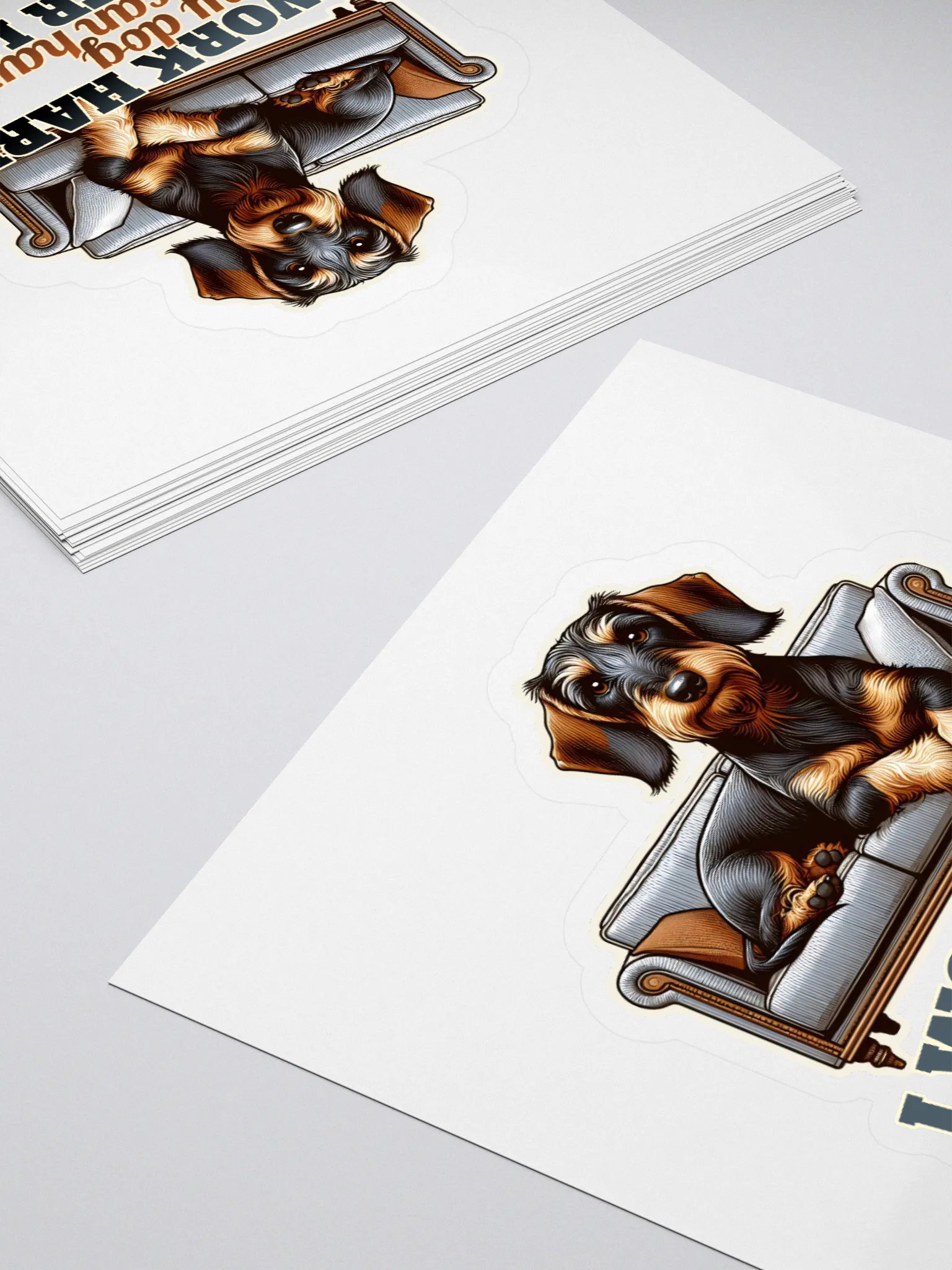 Work Hard - Dachshund product image (4)