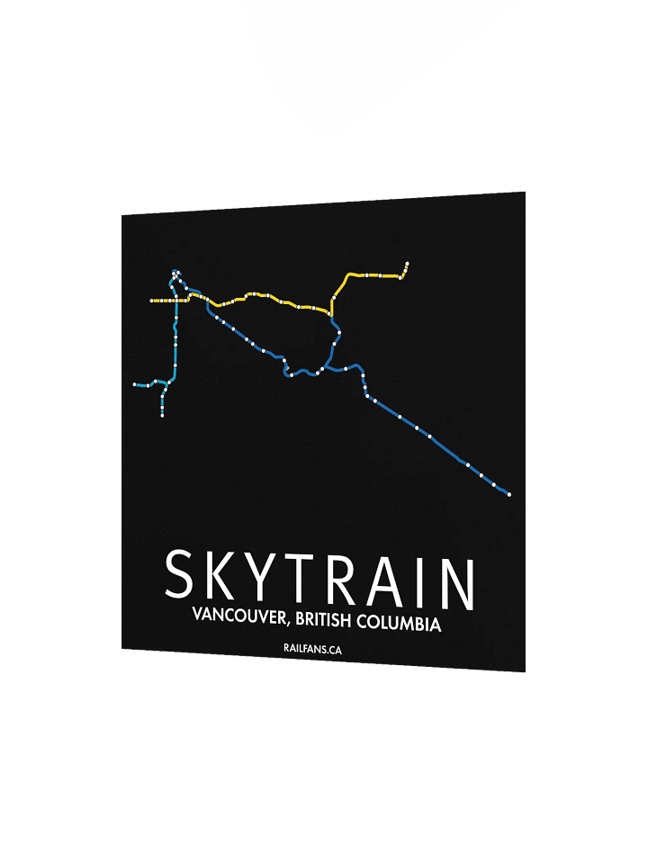 The Rail Fans Canada Transit Map - SkyTrain product image (2)