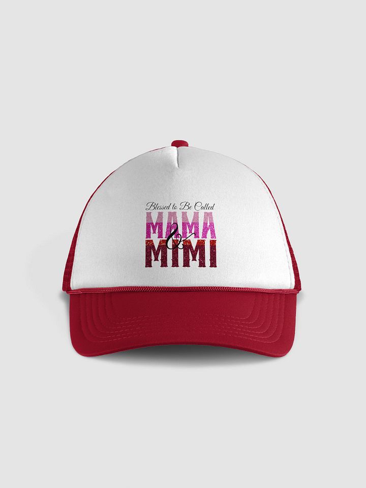Blessed To Be Called Mama and Mimi, Mothers Trucker Hat product image (2)