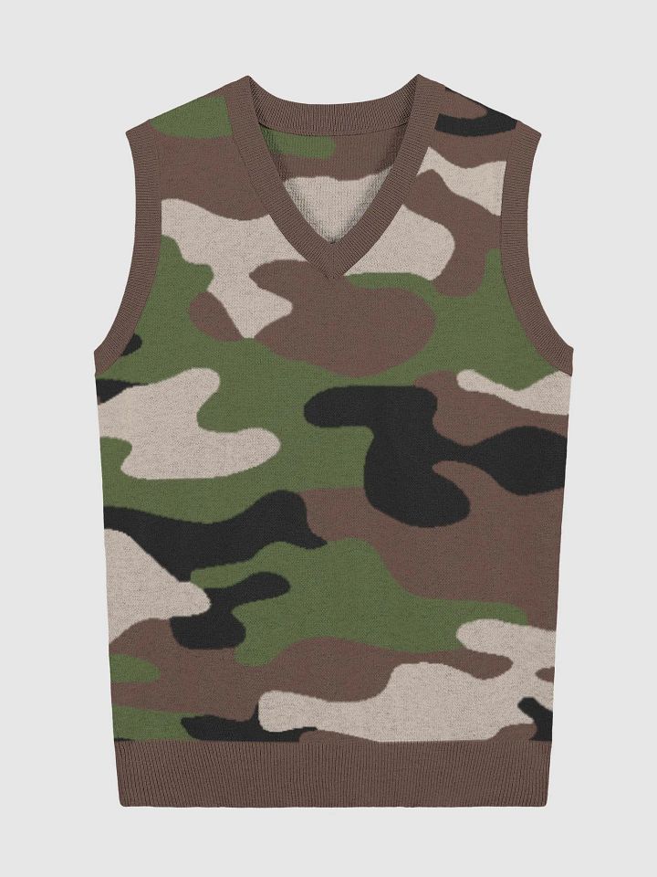 Customizable Camo V-Neck Vest product image (1)
