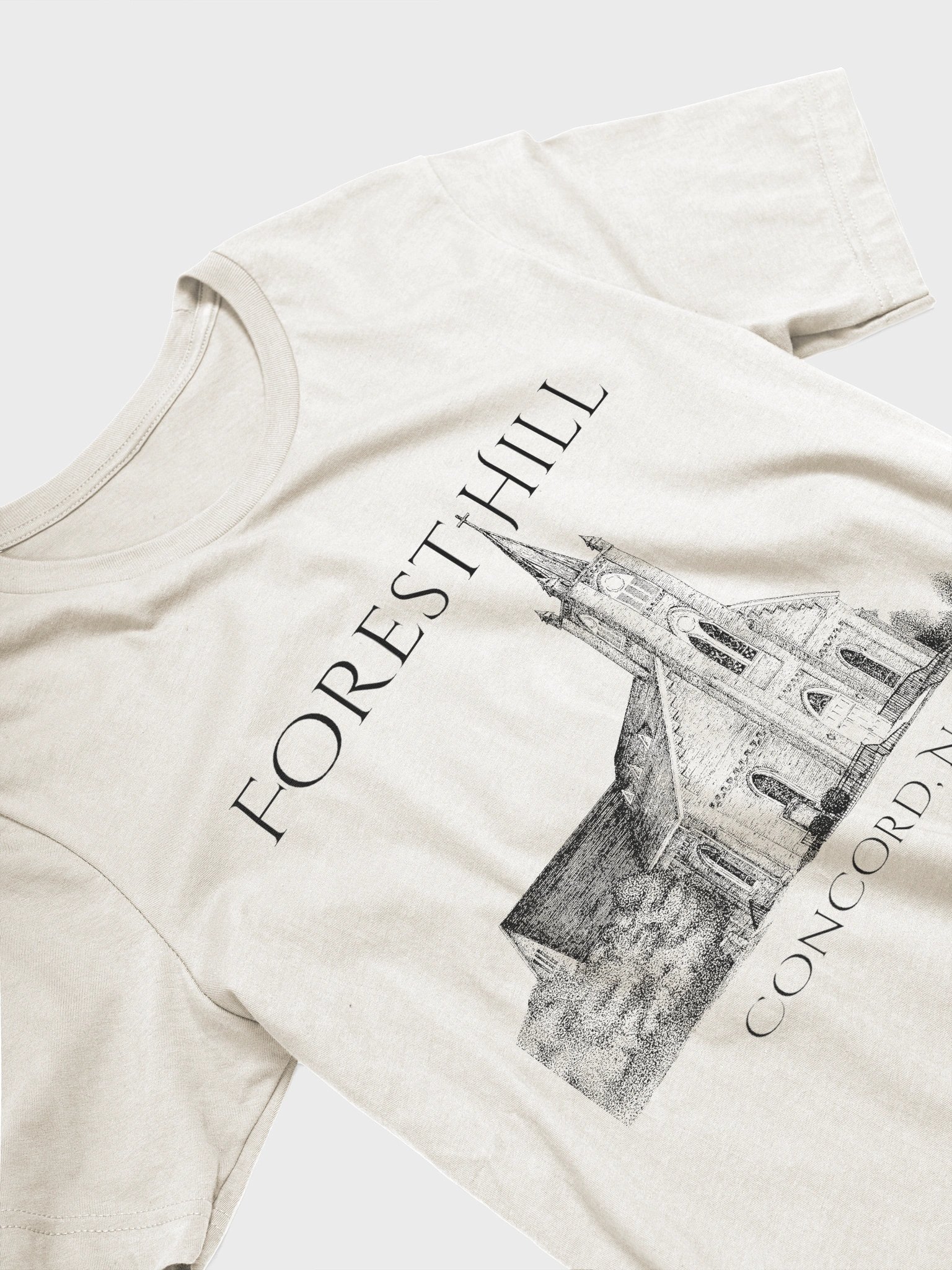 Forest Hill Traditional Illustrated Church T-Shirt product image (25)