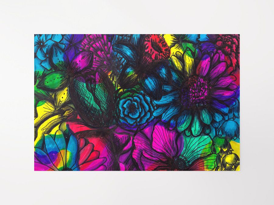 Tie-dye Flower Print product image (15)