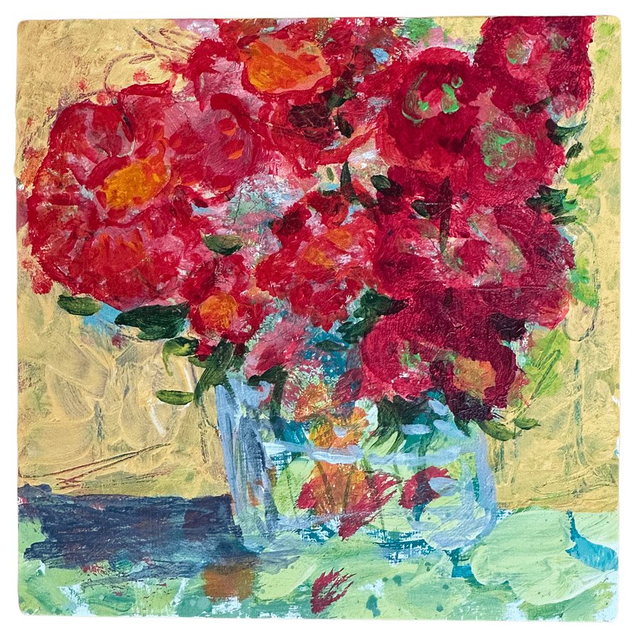 Original Painting: Flame and Bloom product image (2)