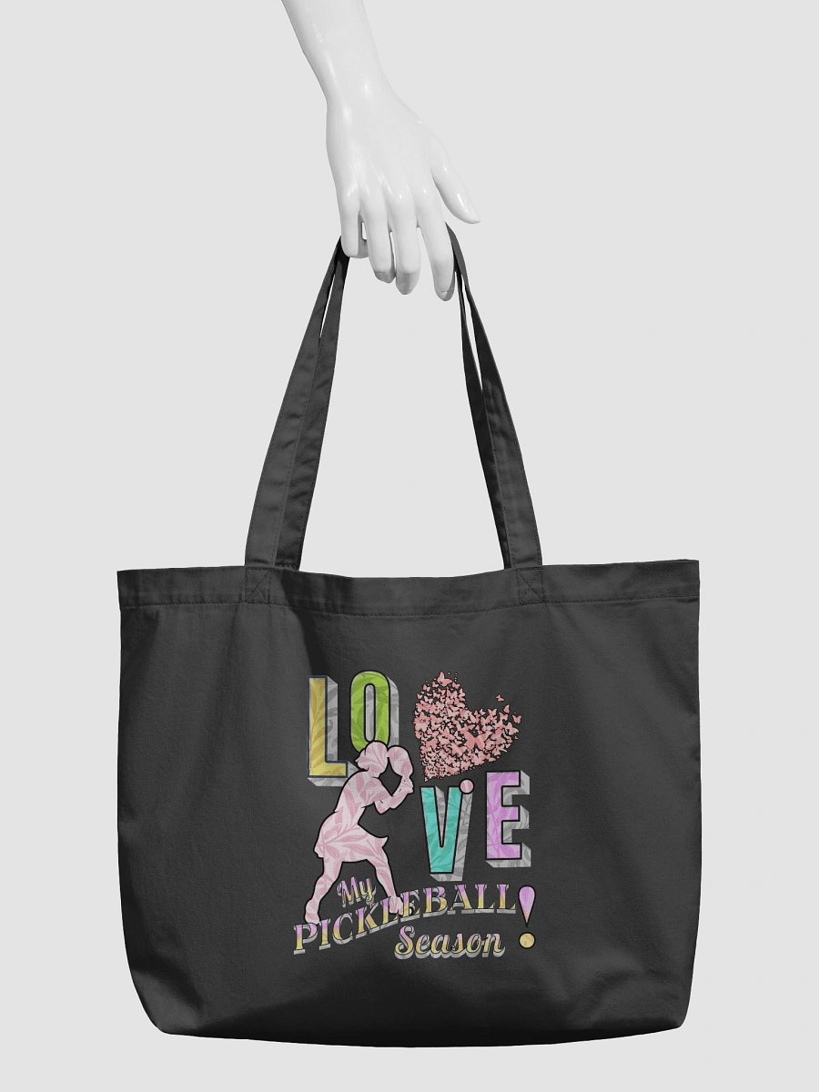 Love My Pickleball Season Female Eco-Friendly Canvas Bag product image (3)