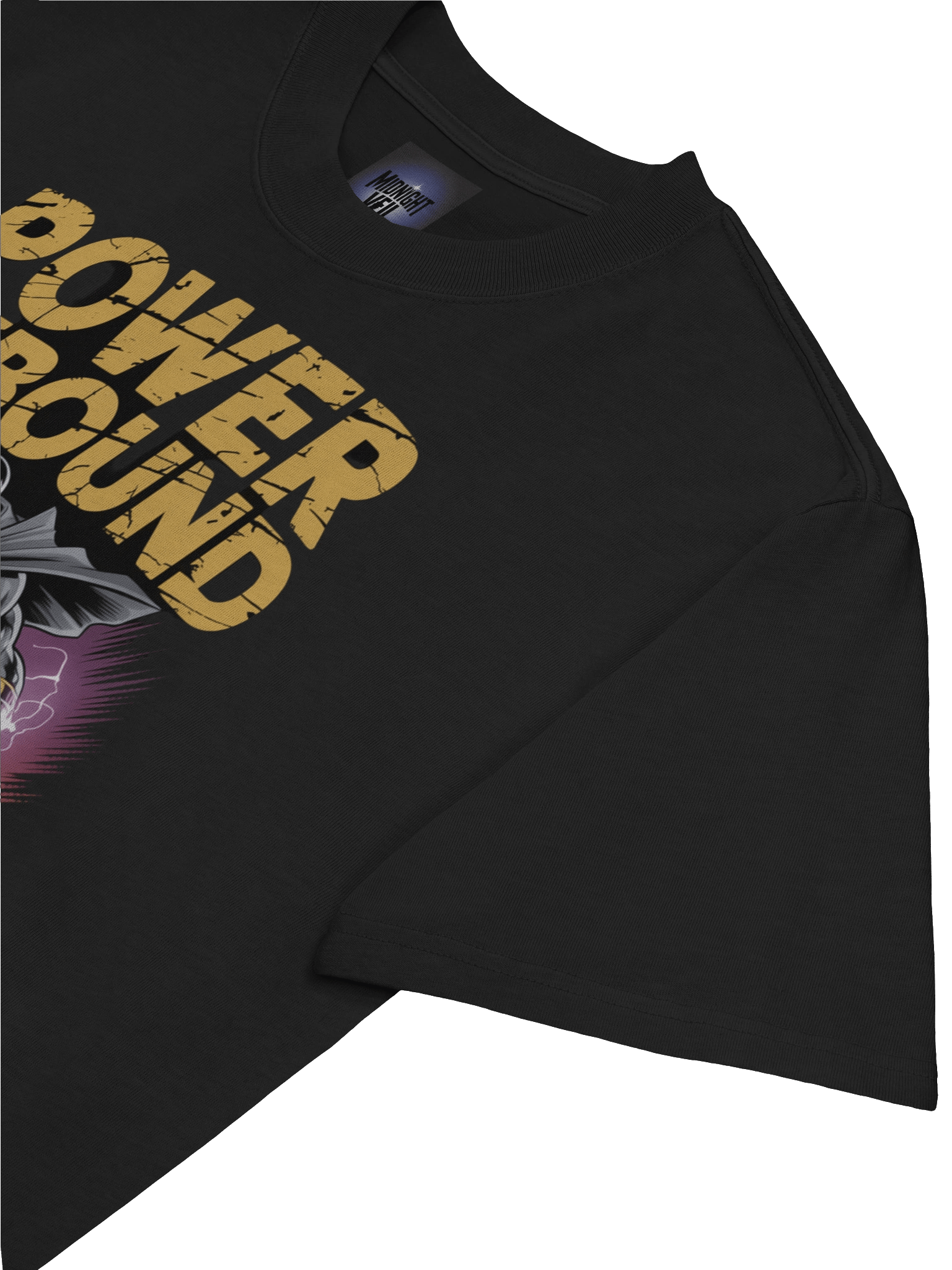 Power Unbound: Black Adam Inspired Oversized Faded T-Shirt product image (7)